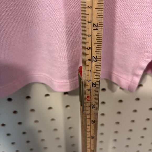 Vintage Abercrombie & Fitch Pink Polo Shirt Moose Logo Bella Swan Women’s L - Picture 5 of 5